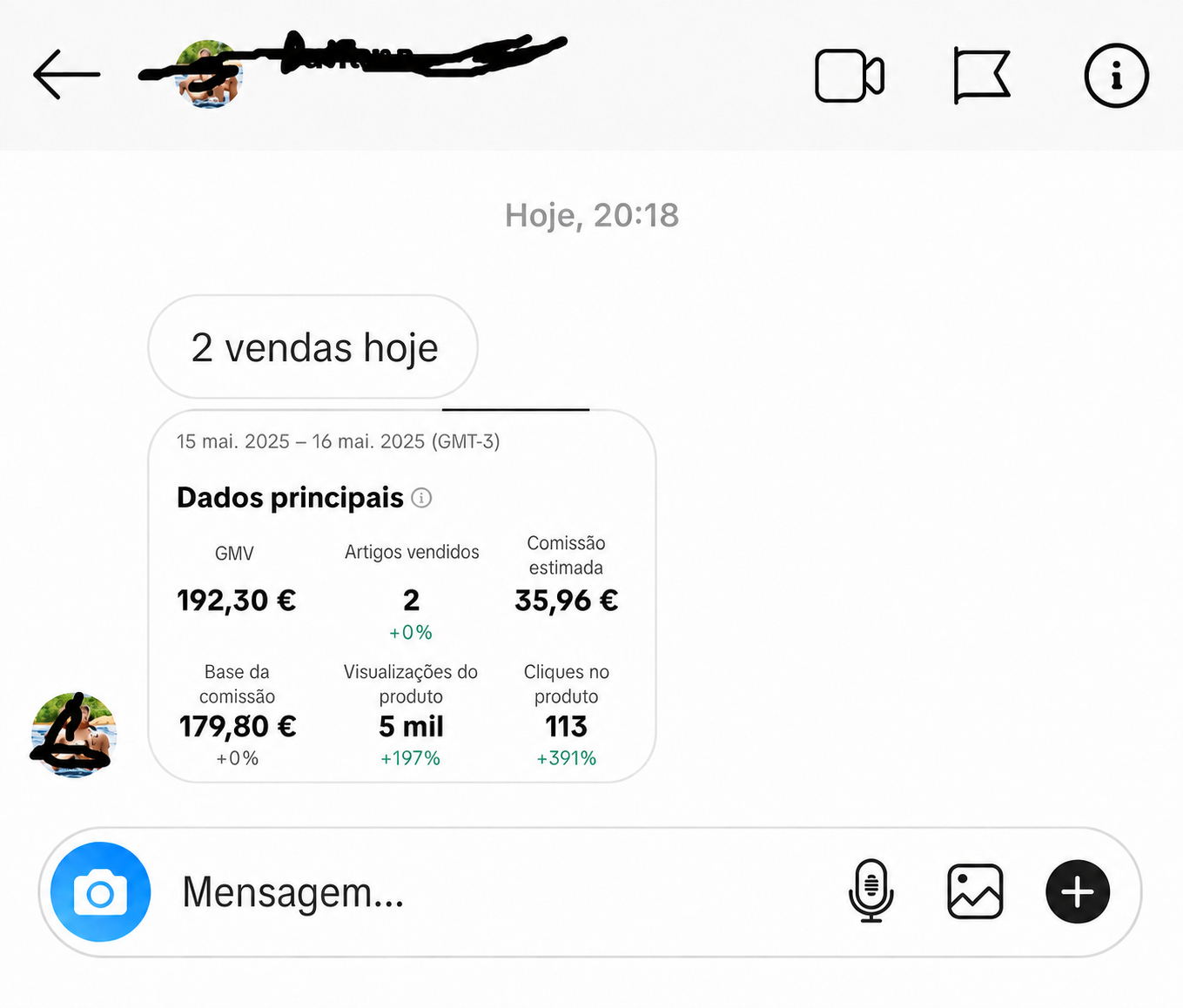 Depoimento sobre vendas no TikTok Shop